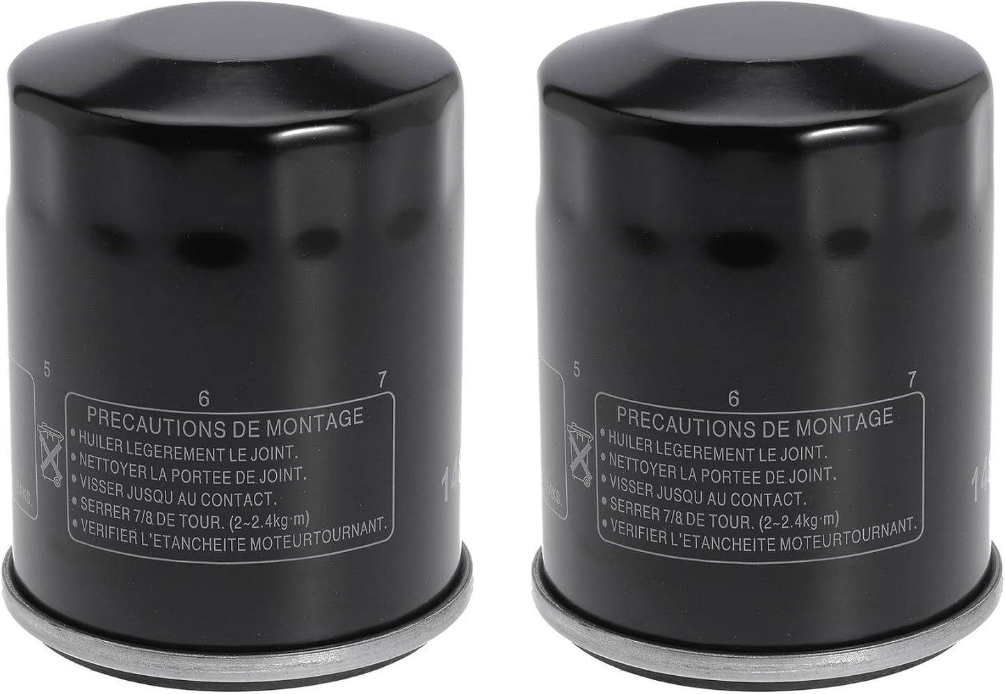 Oil Filter Replace 8M0162829 for Mariner 25-115HP 4 Stroke Outboards(2) | Replaces 8M0065104, Replaces 8M0162830, Replaces 8M0065103, Replaces 822626K04, Replaces 822626Q04
