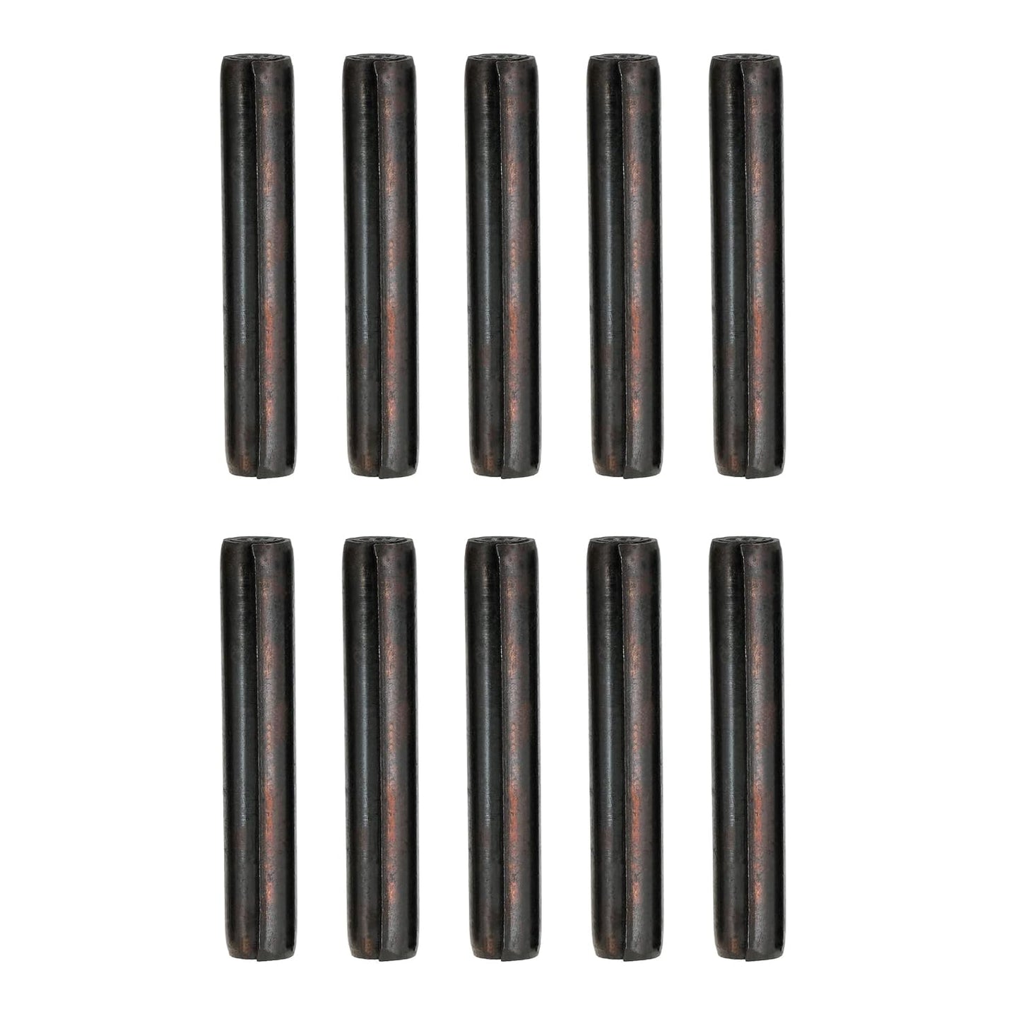 2.25" Length Long Bucket Teeth Pins, Roll Pins for Hensley X156 156PN P156 X156P Takeuchi TB135 Skid Steer, for Kubota 161-3 Excavator Backhoe Loader (Pack of 10)