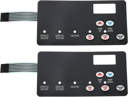 Switch Membrane Pad Replace 42002-0029Z 472610Z for MasterTemp Pool Spa Heater Electrical System 2PCS