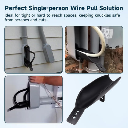 2 Inch LB Wire Pulling Guide, Wire Pull for 2-inch PVC LB Fittings, Shoehorn-Style Puller, 1pcs