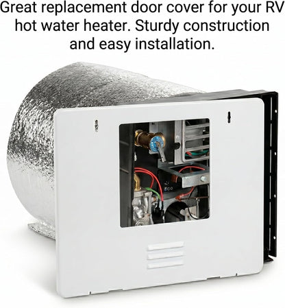 Water Heater Door Conversion Kit for Dometic Fits WH-6GEA WH-6GA WH-9GEA Compatible with Atwood GC6AA-10E 6 Gallon Older Openings
