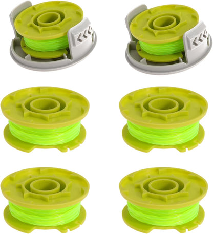 AC80RL3 Line String Trimmer Replacement Spool for Ryobi One Plus+ 18V 24V 40V P2000 P2002 P2003 P2004 P2006 P2006A P2200 Trimmers Replace AC14HCA Cover Cap 11Ft 0.08inch