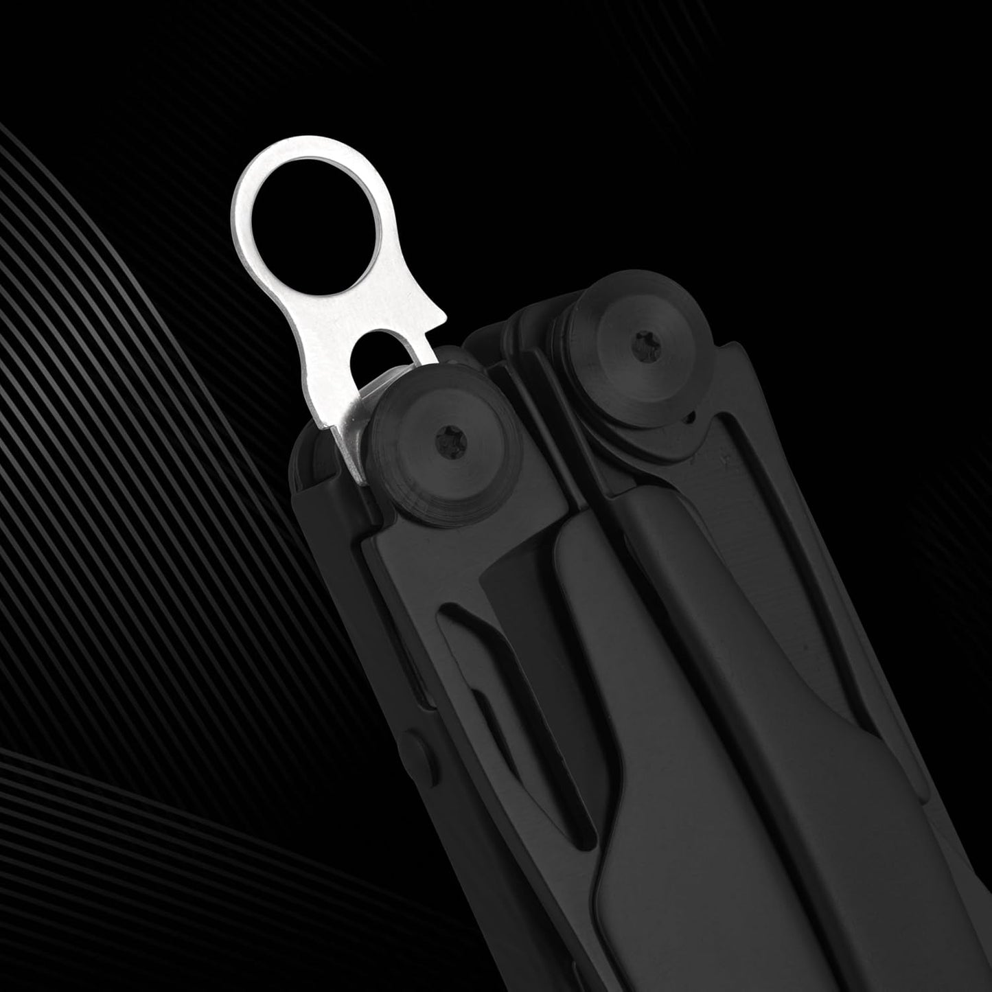 Quick-Release Pocket Clips + Lanyard Ring Set Stainless Steel Quick Release Multi-Tool Pocket Clip (8)