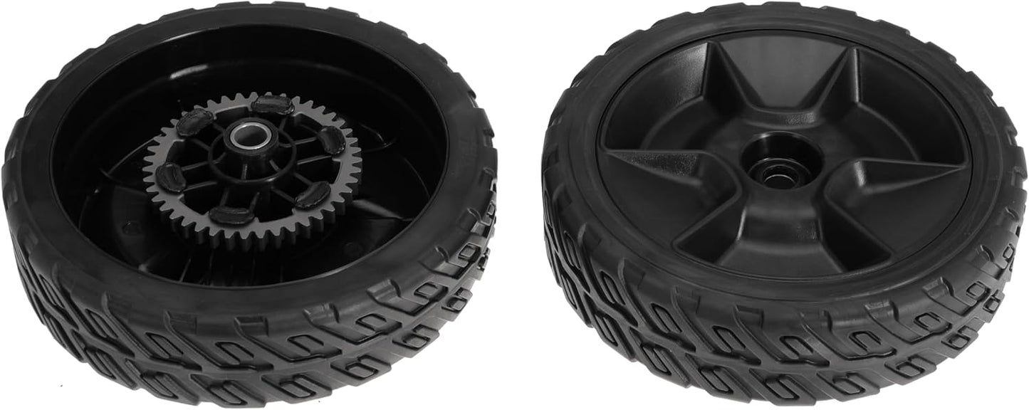 8" Lawn Mower Rear Wheel Replace 42710-VR8-N00ZA for Honda HRN216 VKA, HRN216 VKAA, HRN216 VLA, HRN216 VLAA, HRN216 VYA, HRN216 VYAA, HRR2169 VKA (2 x Rear Wheels)