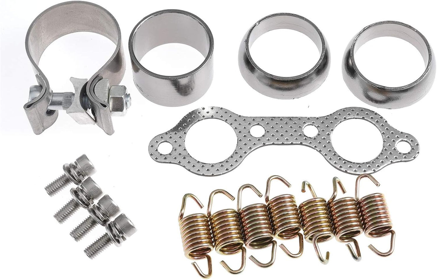 Exhaust Pipe Manifold Gasket Spring Rebuild Kit For Polaris UTV Ranger RZR 800 EFI 2008-2010