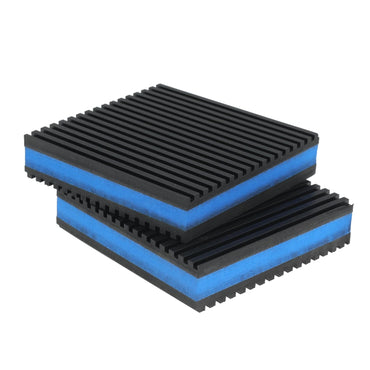 4''x 4''x 7/8'' Anti Vibration Pad, Rubber EVA Sound Isolation Vibrating Mat for Air Compressor, Conditioner, Treadmill, HVAC Washer Dryer (Pack of 8)