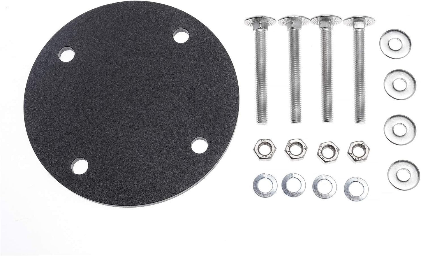 Heavy-Duty Mount Backing Plate Kit for Off-Road Ladder Roof Cargo Rack with Bushings