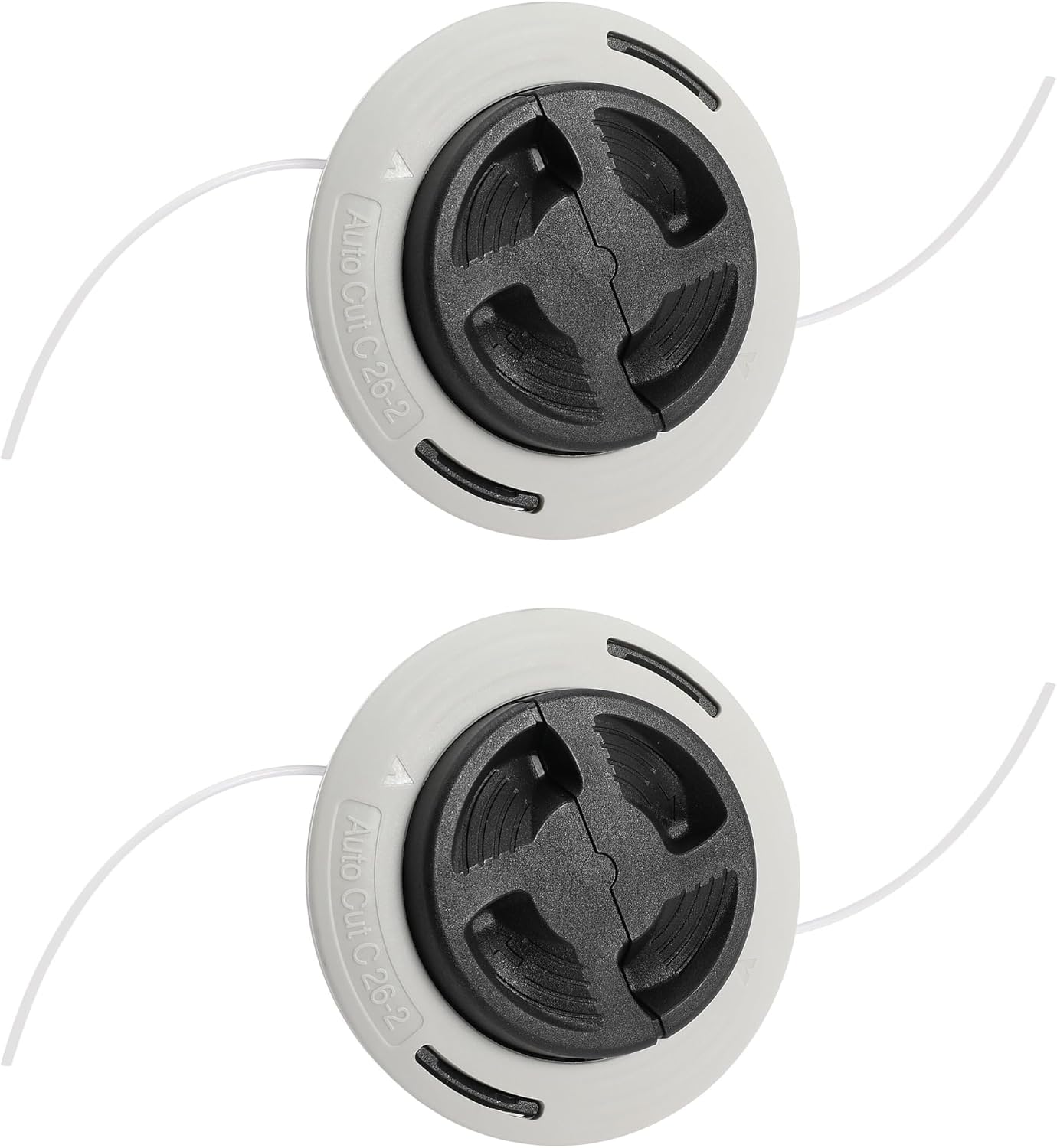 C26-2Trimmer Head Replace 4002 710 2169 for Stihl FS55 FS55R FS56 FS56RC FS70 FS70R FS80 FS85 FS90 FS90R FS91 FS94 FS110 FS120 FS131R FS131 S250 FS240 Trimmer Weed Eater 2PC