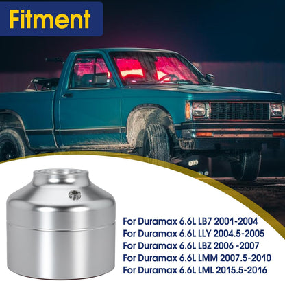 6.6 Fuel Filter Delete Replacement for GMC 2001-2016 Duramax 6.6L Diesel Truck