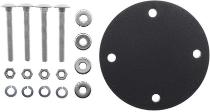 Mount Backing Plate for Rotopax Diesel Gas Can Mounting Plate Compatible with 1-1/2 Inch Off-Road Tube Roof Rack Ladder