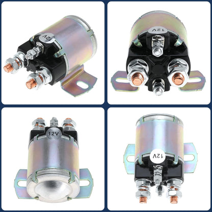 12V Starter Solenoid for Yamaha G2 G8 G9 G11 G14 G16 G20 Gas Golf Cart 1985-2002 4 Terminal Solenoid Replaces JF2-H1950-00 JR3-H1950-00 J38-81950-01 2PCS