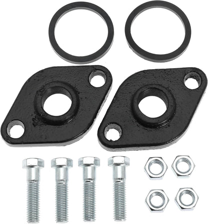 Cast Iron Flange Kit with Gasket for Grundfos 519601 UP Series Circulator Pump, 3/4" NPT (Pack of 2)