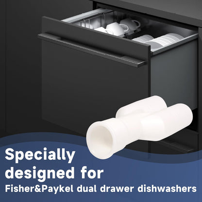 Dishwasher Drain Hose Joiner for Fisher & Paykel Dual Drawer Dishwasher Replaces 525925, FP-529872 (1PCS)