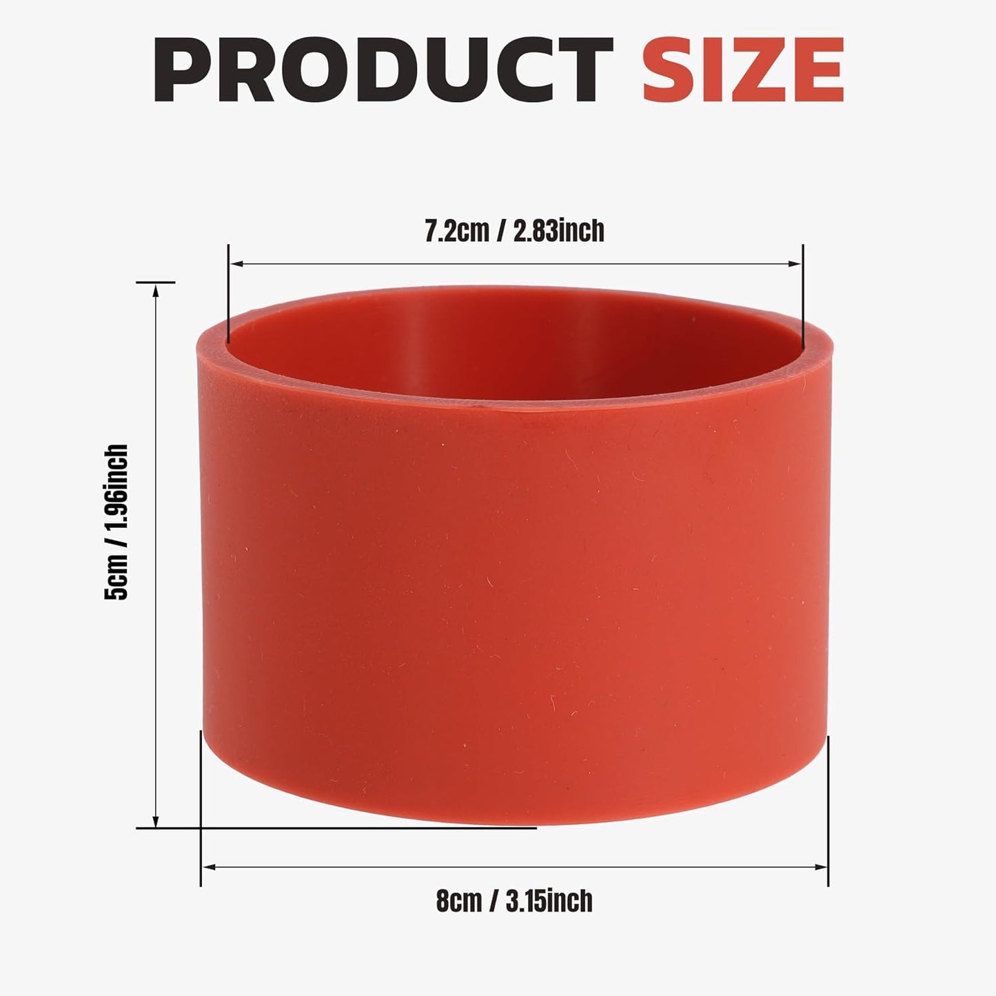 Silicone Drain Line Sleeve Gasket for Pitco Fryers Replace 60059302-High Temperature Resistance