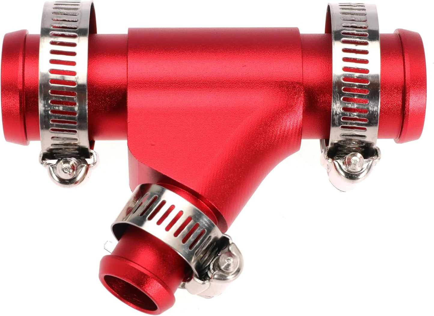 Radiator Coolant Y Tube Connector Pipe for Super Duty F250 F350, Red | For F450 F550 6.0L 2003-2007, For E350 E450 6.0L 2003-2010, For Excursion 6.0L 2003-2005
