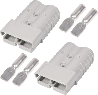 175A 600V Battery Quick Connect Disconnect Connectors with 1/0 AWG Cable Plugs 4pack