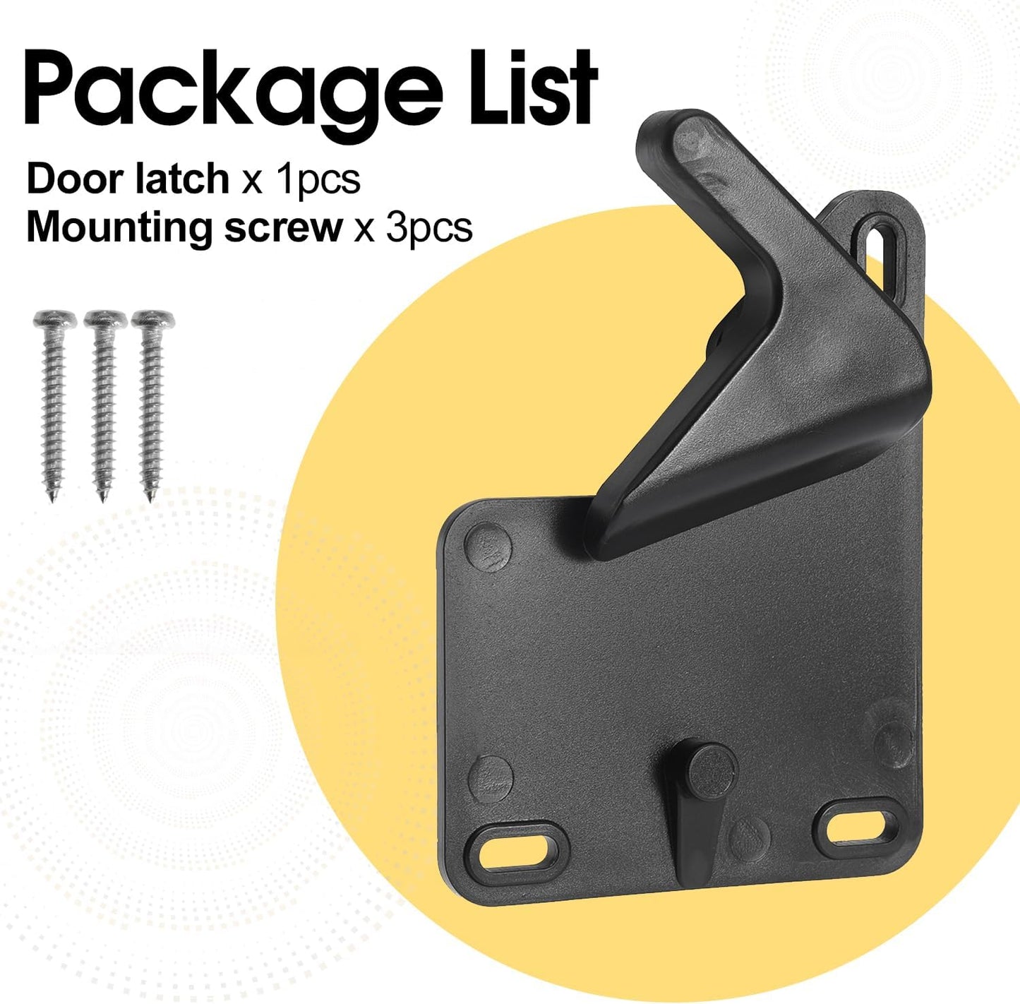 RV Screen Door Latch Lever Replacement for Fleetwood 354852, Set of 1