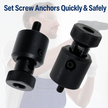 Screw Anchor Expander 1/4"-20 3/8"-16 Replace 868 870 Power Drill Part for Caulking Anchor Expansion Anchor for Concrete Compatible with Greenlee