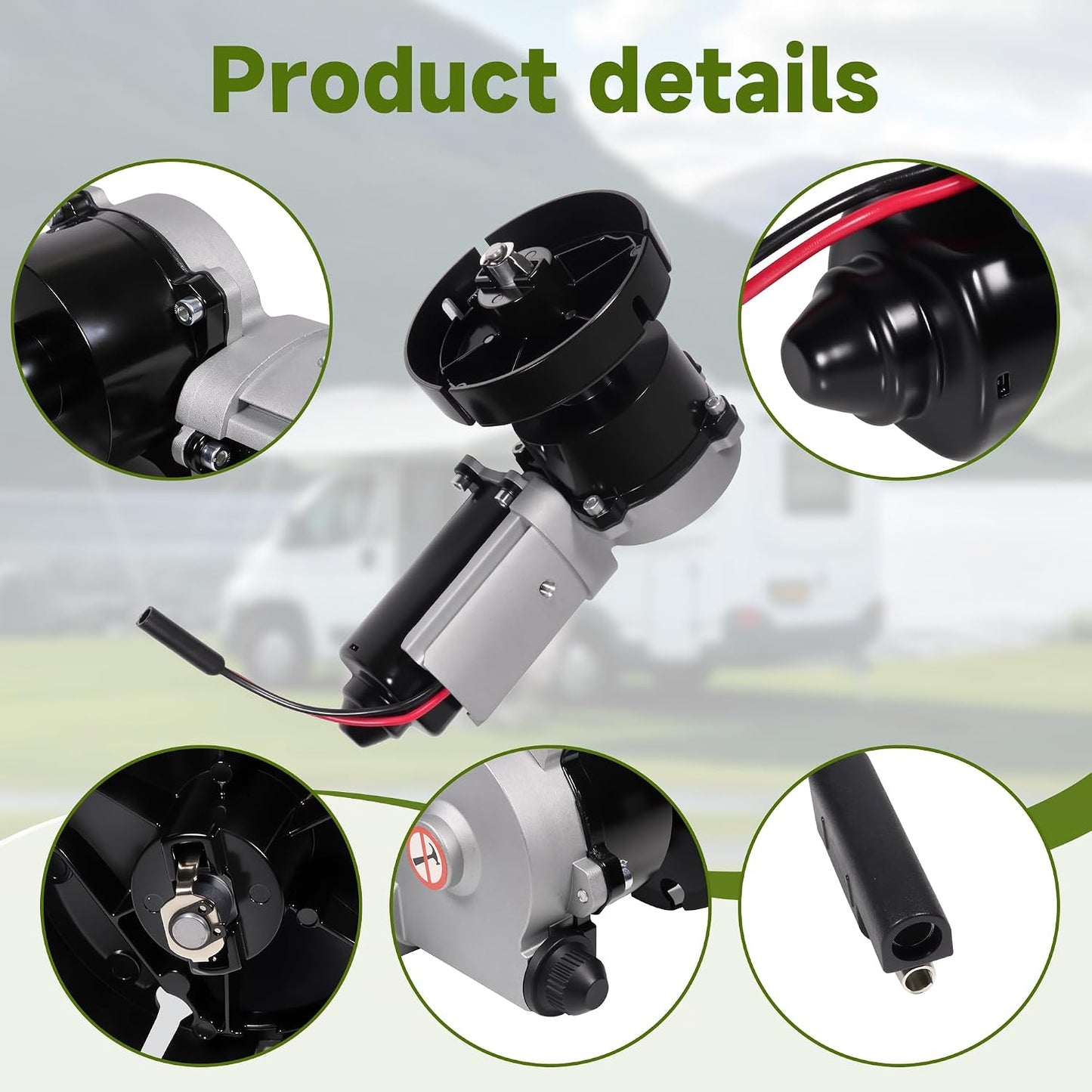 3317084.000U RV Awning Motor Drive Repair Kit Replace 3316605.001 8962001.400U 3316605.017 for Dometic 9200 Series Awnings