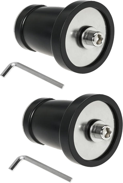 2 Pack Expandable Rubber Plug Mechanical Seal Scupper Plugs Boat Plug Winterizing Expansion Plugs Leak Proof Drain Plugs for Boats Pools Bathroom Pipe Sewers (2.56"-3.15"（65mm-80mm）)