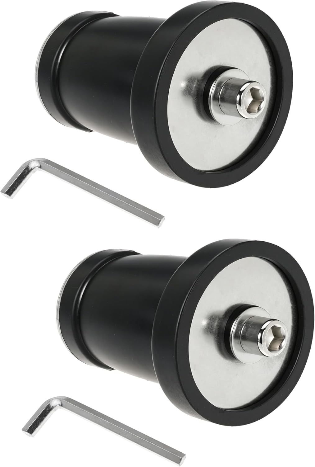 2 Pack Expandable Rubber Plug Mechanical Seal Scupper Plugs Boat Plug Winterizing Expansion Plugs Leak Proof Drain Plugs for Boats Pools Bathroom Pipe Sewers (3.35"-4.13"（85mm-105mm）)