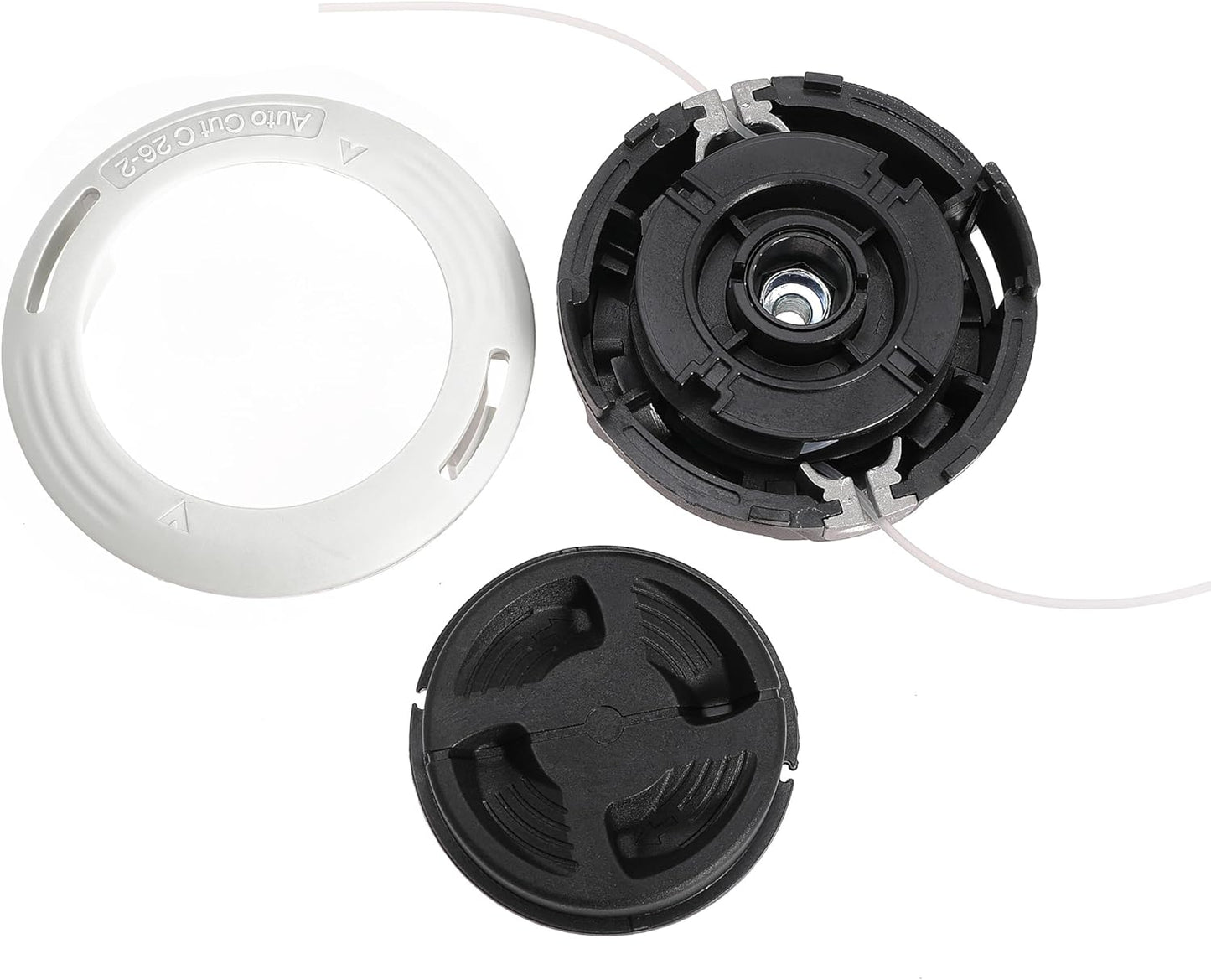 C26-2Trimmer Head Replace 4002 710 2169 for Stihl FS55 FS55R FS56 FS56RC FS70 FS70R FS80 FS85 FS90 FS90R FS91 FS94 FS110 FS120 FS131R FS131 S250 FS240 Trimmer Weed Eater 3PC
