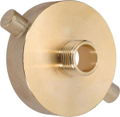 2-1/2" NST (NH) Female x 1-1/2" NST (NH) Male Fire Hydrant Hose Adapter Brass Fire Equipment with Pin Lug for Fire Hydrants, Pipes, Hoses