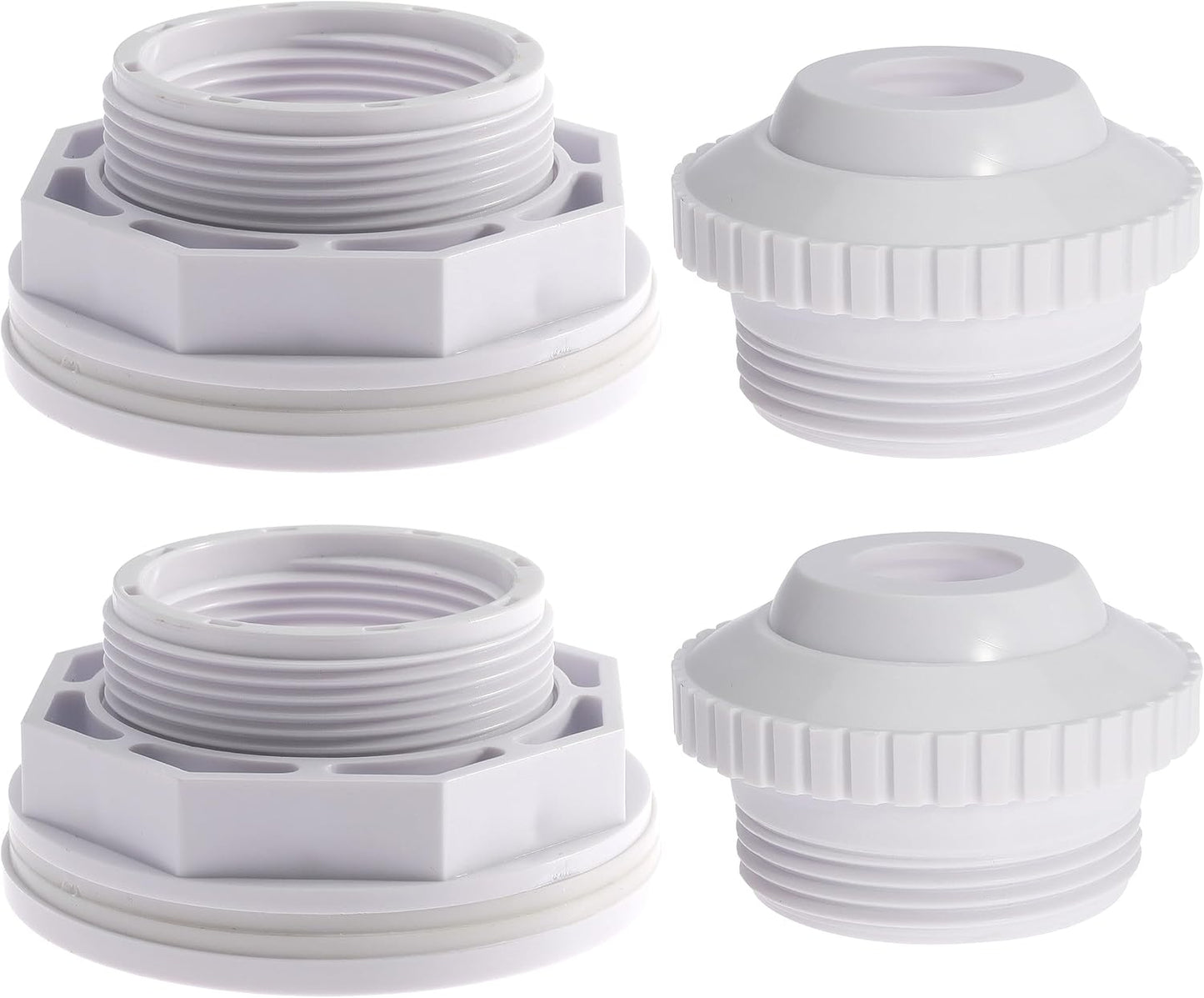1.5" Inlet Return Fitting with Locknut Gasket Replace SP1023 with Directional Flow Inlet Fitting Replace SP1419D for Hayward Above Ground Pool Accessories