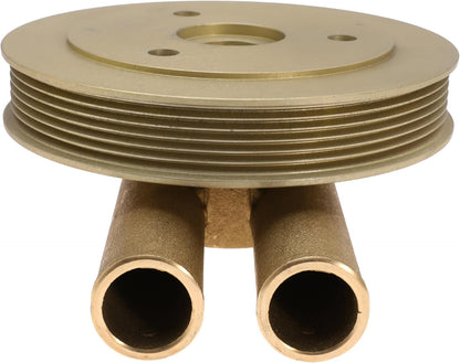 21214599 5.7 Crank Mounted Sea Water Pump for Volvo Penta Engines 4.3 5.0 5.7 Replaces 21214599 3862482 3812693 with Serpentine Belt Pulley