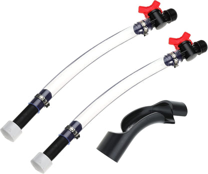 Fuel Filler Jug Hose with Ball Valve Shut Hose Kit for Fuel for Jegs Jugs for LC2 Jugs for Scribner Fuel Jugs Fuel Container Fuel Tank with Hose Bender