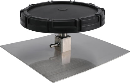 Pond & Lake Aeration Accessories with Membrane Diffuser Stainless Steel Chassis for Pond Aeration System, 10 inch