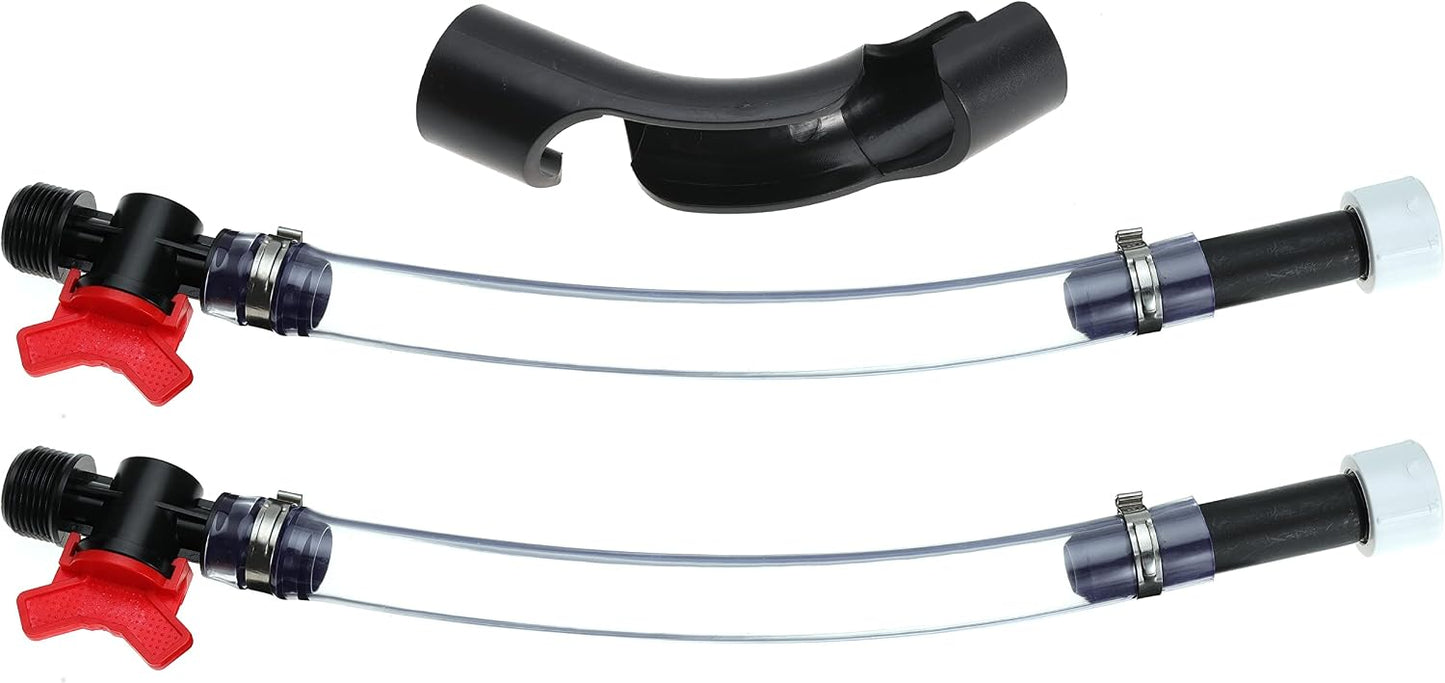 Fuel Filler Jug Hose with Ball Valve Shut Hose Kit for Fuel for Jegs Jugs for LC2 Jugs for Scribner Fuel Jugs Fuel Container Fuel Tank with Hose Bender