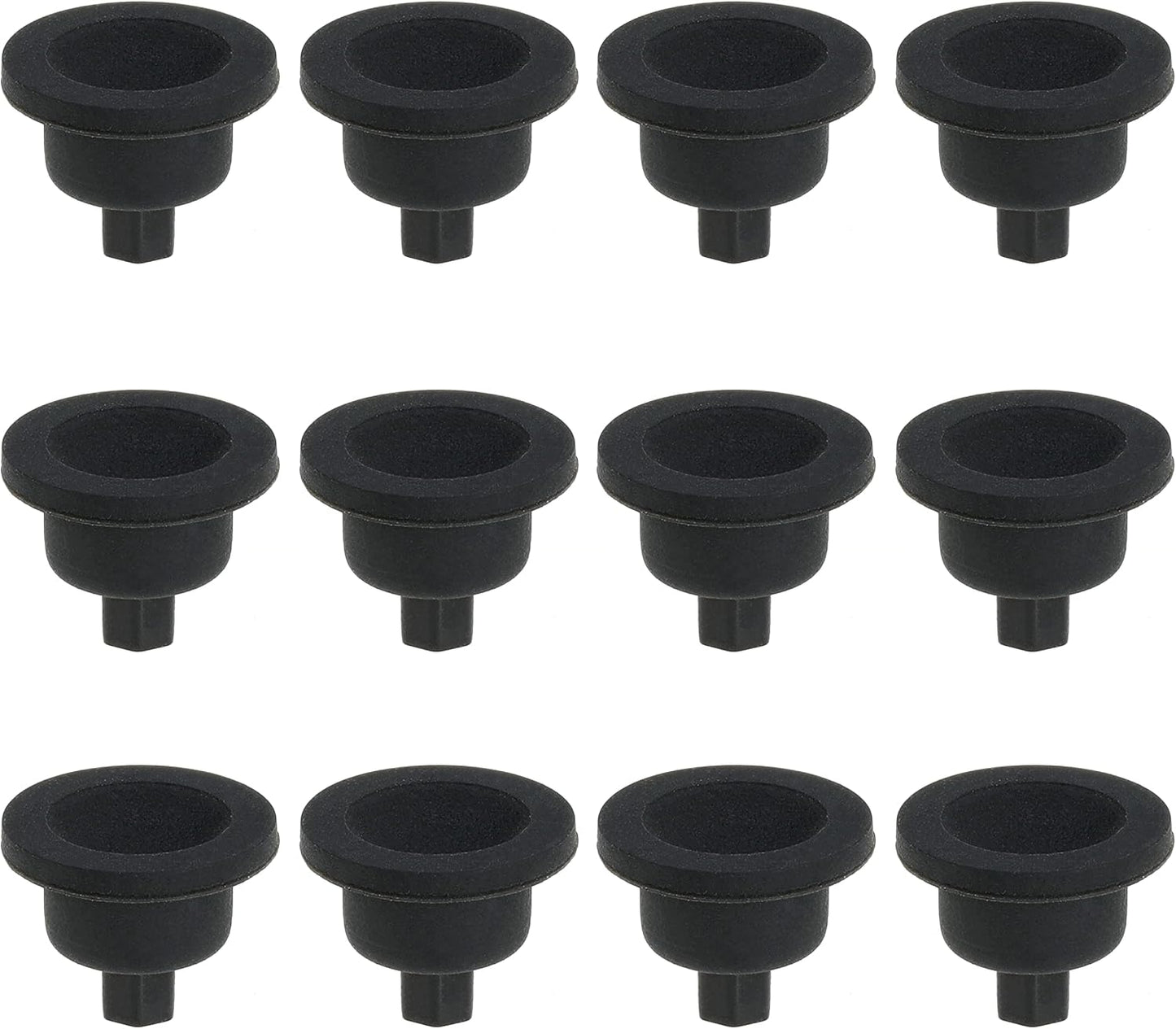 Stove Grate Rubber Feet Replacement for Wolf for Subzero Gas Cooktop Range Burner Rubber Grate Bumper Pads 12 Pack