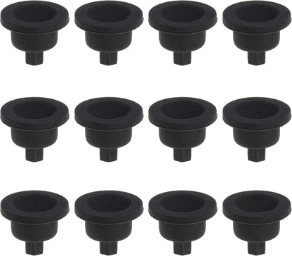 Stove Grate Rubber Feet Replacement for Wolf for Subzero Gas Cooktop Range Burner Rubber Grate Bumper Pads 12 Pack