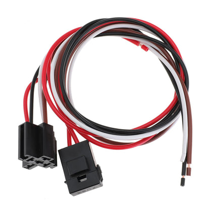 Electric Fan Wiring Kit Waterproof Relay Temperature Sensor Switch Kit Electric Engine Fan Thermostat Radiator Kit 185 On 175 Off 40 AMP