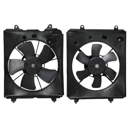 Radiator Cooling Fan Assembly Replace HO3115155 for Honda CR-V 2.4L | Replace HO3115161 38616RB0003, For Lexus RX330, For Ram Dakota 4.7, For Jeep CJ Liberty, Left and Right