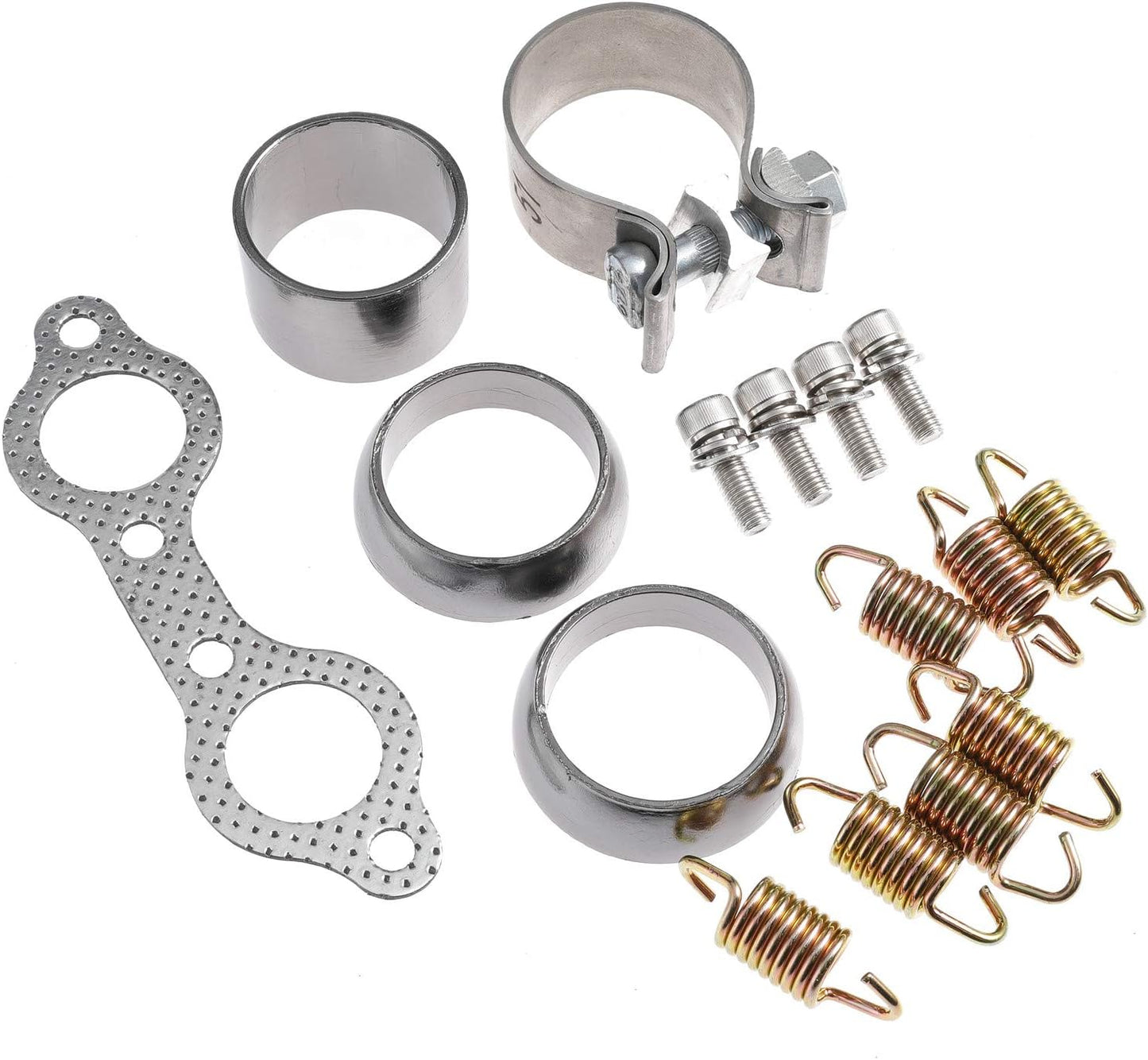 Exhaust Pipe Manifold Gasket Spring Rebuild Kit For Polaris UTV Ranger RZR 800 EFI 2008-2010