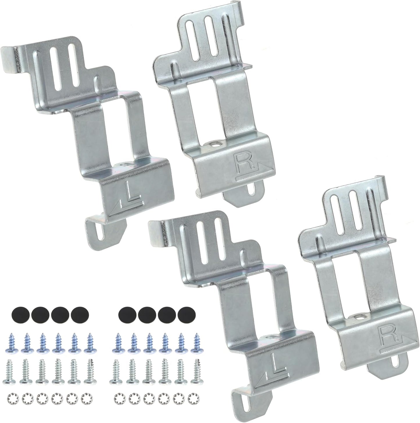 24 Inch Stacking Kit Replaces SK-DH Laundry Stack Bracket for Sam-sung 24 in. Wide Front Load Washers and Dryers, Set of 2