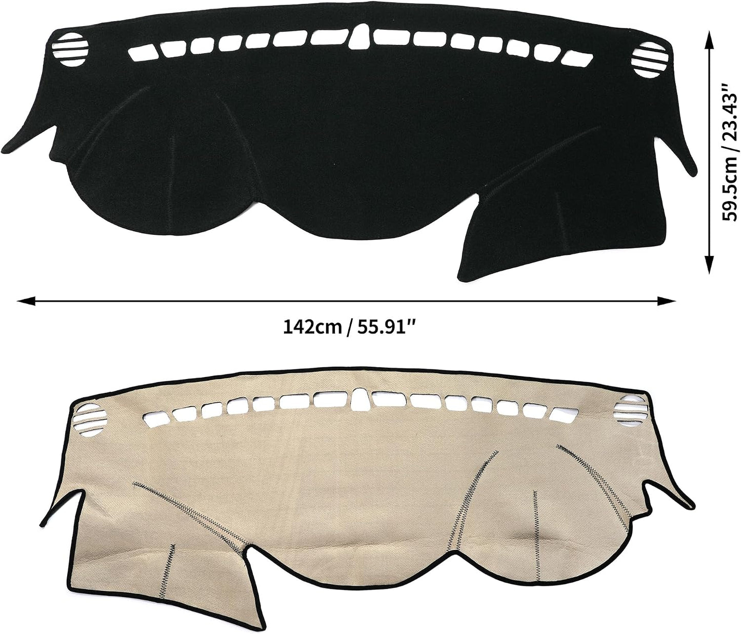 Dashboard Cover Dash Cover Mat for Hyundai Sonata 2011 2012 2013 2014 Models Non-Slip Dash Board Protector