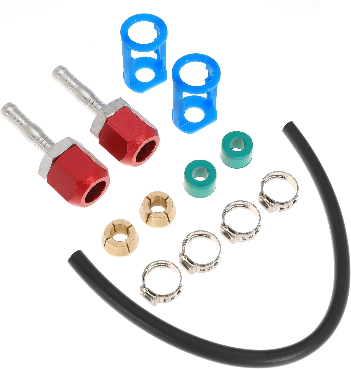 800-673 A/C Line Splice Kit For 5/16 Line With No.6 Hose 800673 Air Conditioning Repair Splice Connector Splicer Coupler Kit For 5/16 AC Line to Hose Repair (Line-K673)