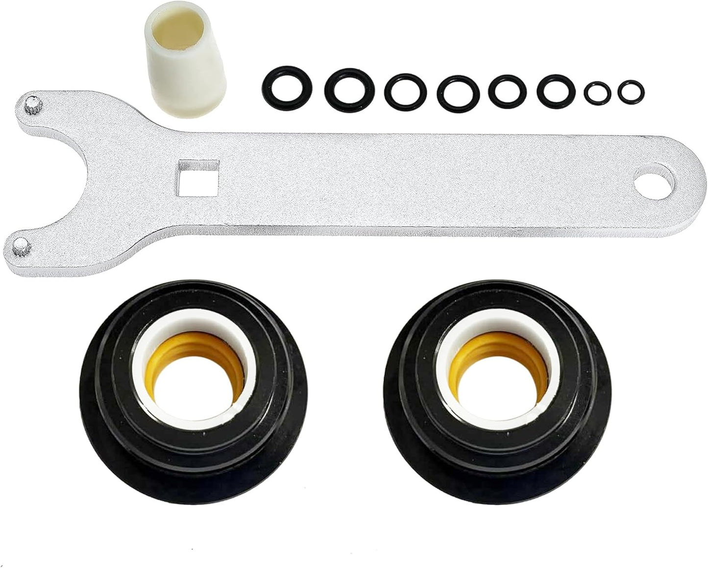 Seal Kit Replace HS5157 HC5340 HC5341 HC5342 HC5343 HC5344 HC5345 HC5346 HC5347 HC5348 HC5358 HC5365 For SeaStar Front Mount Hydraulic Steering Cylinders with Wrench
