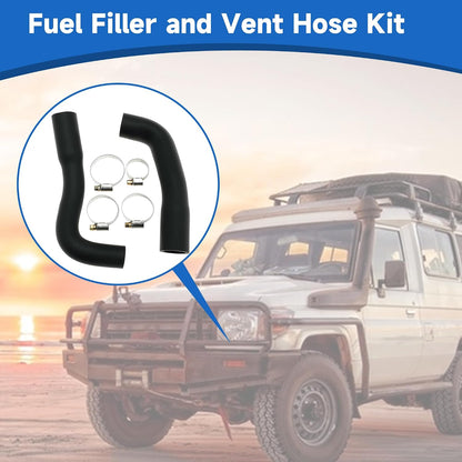 52040079 52040081 Fuel Filler Hose Kit for Jeep Wrangler YJ 1987-1995 Gas Tank