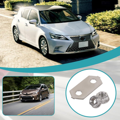 Nickel Plated, Copper Bus Bars and Stainless SS Nuts Set for Hybrid Battery for Toyota for Prius V for Lexus CT200h 2004 and More (Improved Model) (4 Sets)