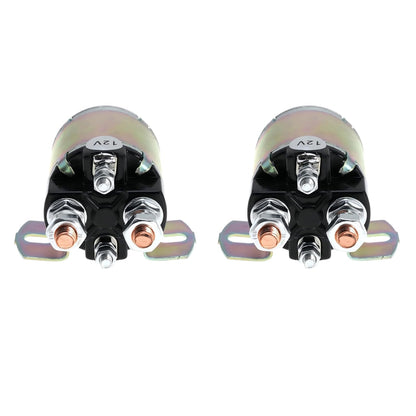 12V Starter Solenoid for Yamaha G2 G8 G9 G11 G14 G16 G20 Gas Golf Cart 1985-2002 4 Terminal Solenoid Replaces JF2-H1950-00 JR3-H1950-00 J38-81950-01 2PCS
