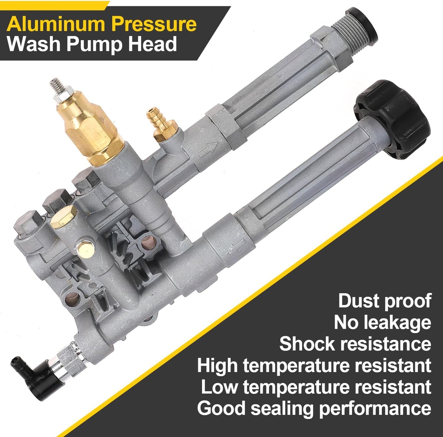 AR42940 Pressure Washer Pump Head Assy for Simpson for Craftsman for Troy Bilt for Honda 2600 PSI with EZ Start Valve Compatible with AR42518 AR43061 RMW2G20 RMW2.2G24 RMW2G23B RMW2G25 SRMW2.2G26
