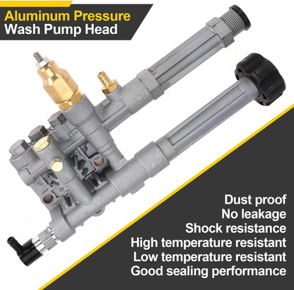 AR42940 Pressure Washer Pump Head Assy for Simpson for Craftsman for Troy Bilt for Honda 2600 PSI with EZ Start Valve Compatible with AR42518 AR43061 RMW2G20 RMW2.2G24 RMW2G23B RMW2G25 SRMW2.2G26