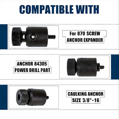 Screw Anchor Expander Replace 870 For Greenlee For Anchor 84305 Power Drill Part For Caulking Anchor Size 3/8" - 16