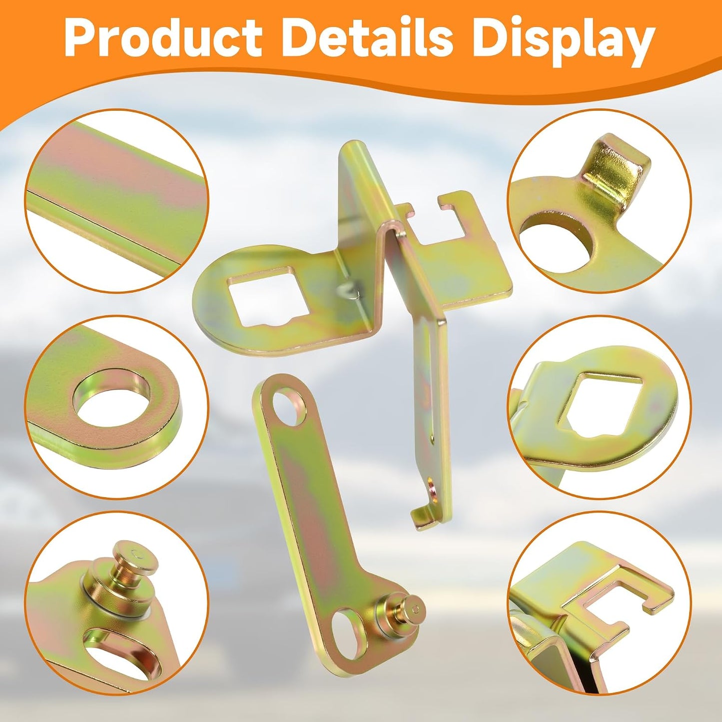 Kickdown Throttle Cable Bracket and Lever Extension Kit for 20-121 Carburetor for Holley 4150 4160 for 700R4 700R-4 Overdrive Automatic Transmission TV Cable