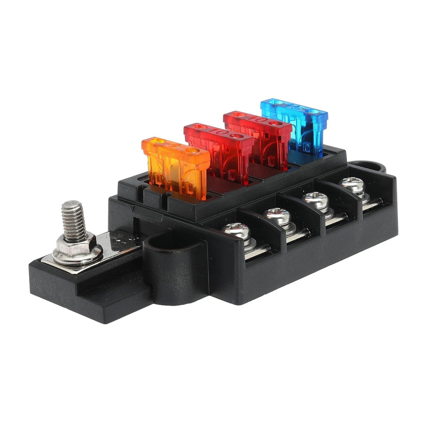 4 Circuit Fuse Block for ST Blade #5045 with Cover for Marine
