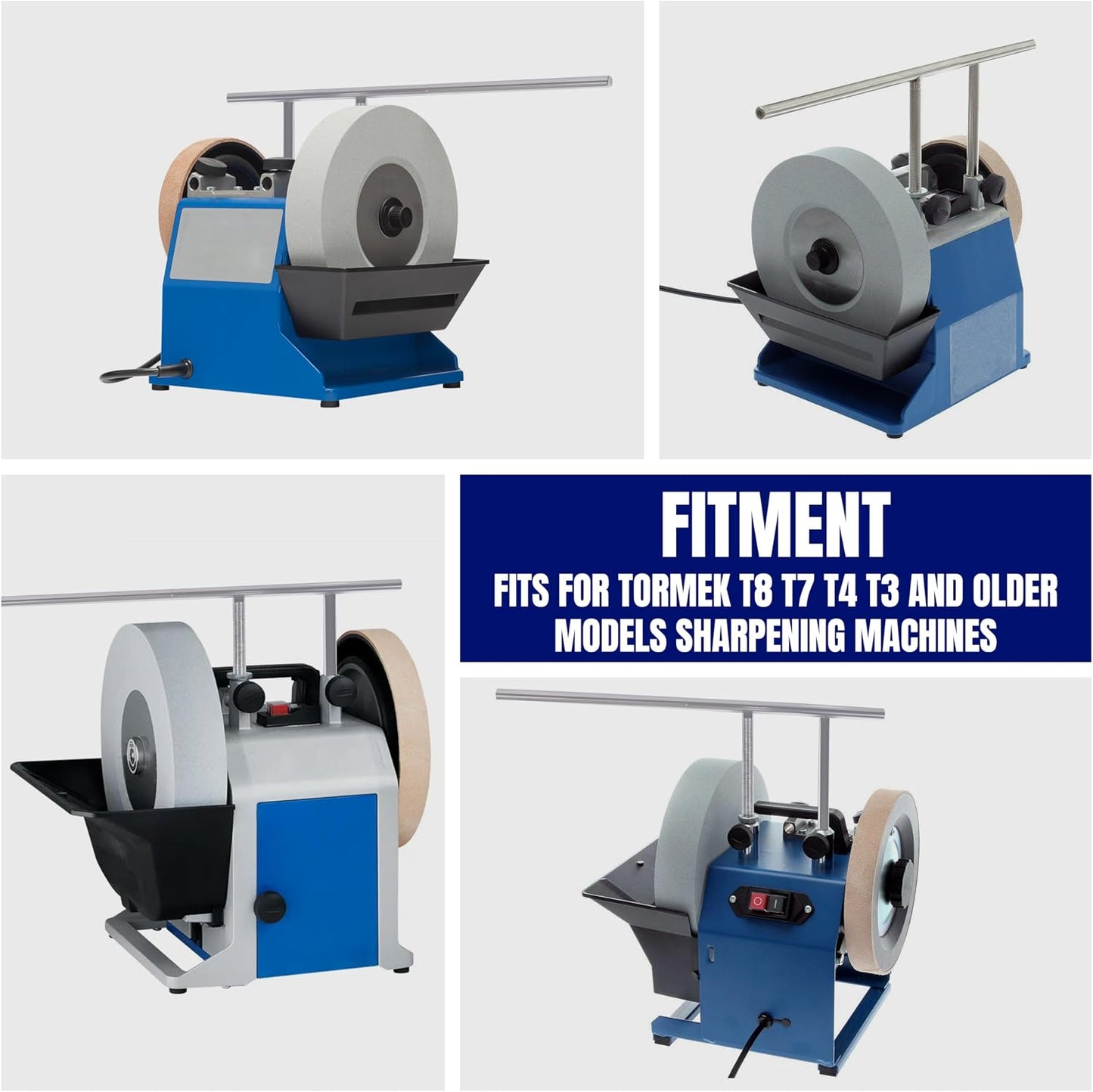 Support Extended Bar Fits T-8 T-7 T-4 T-3 and Older Models for Tormek Sharpening Machine, with Micro Adjust Scale(Portable, 1 pack)